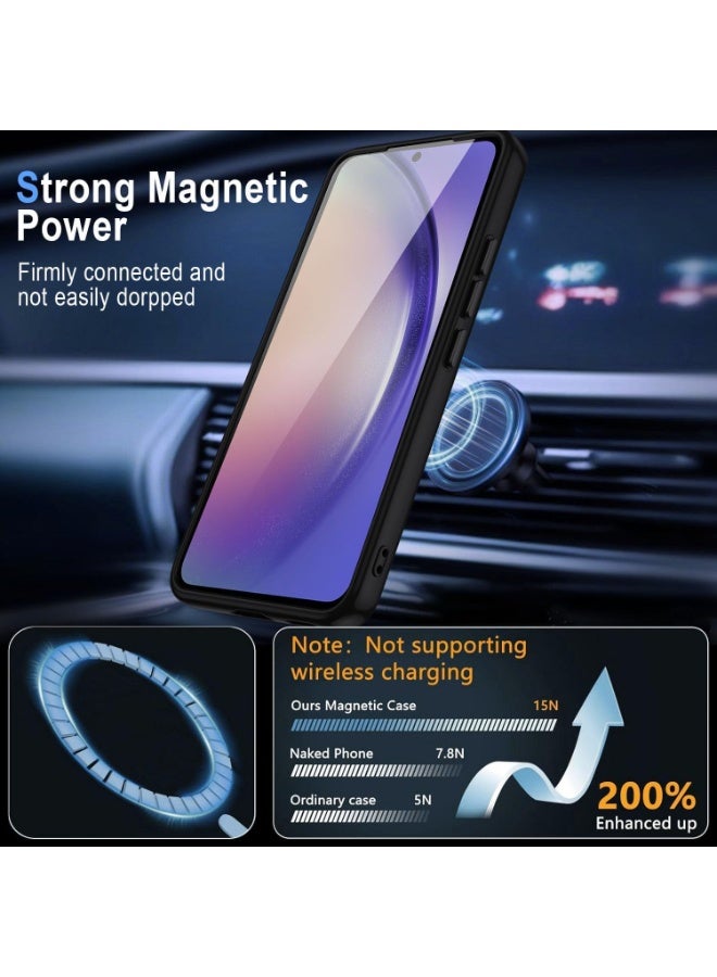 عام مغناطيسي لغطاء شاومي ريدمي 15C 5G، غلاف خلفي نصف شفاف غير لامع رفيع بإطار ناعم 【مضاد للاصفرار وبصمات الأصابع】، غلاف هاتف مقاوم للصدمات لريدمي 15C. - Image 2