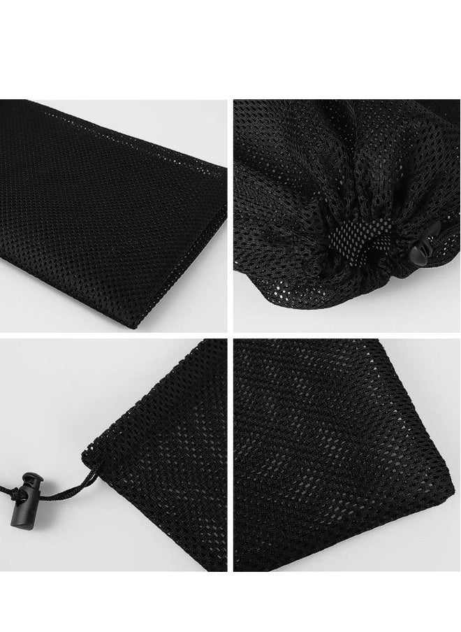 ماركة غير محددة 2 عبوة أكياس حواجز مضخة، 12.2 × 15.9 مع حبل سحب، أكياس شبكية لتصفية البرك، تصفية الأكواريوم، وحمامات السباحة الخارجية، وسائط سوداء  - Image 3