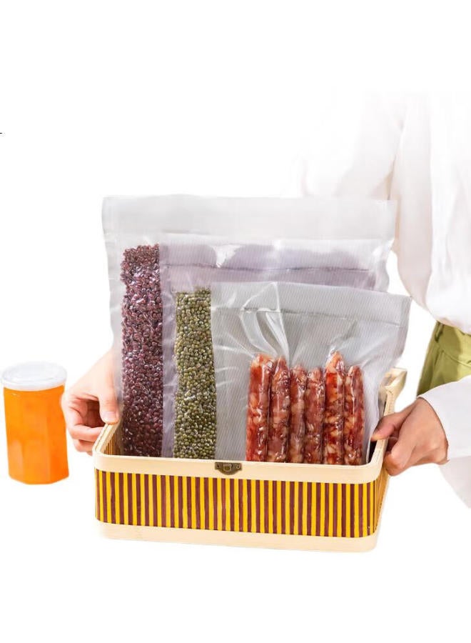 Deli Vacuum Sealing Machine For Home And Commercial Use, Food Vacuum Packaging Sealing Bags, Food-Grade Material, 20*25Cm/50 Pieces, Upgraded Version - Image 3