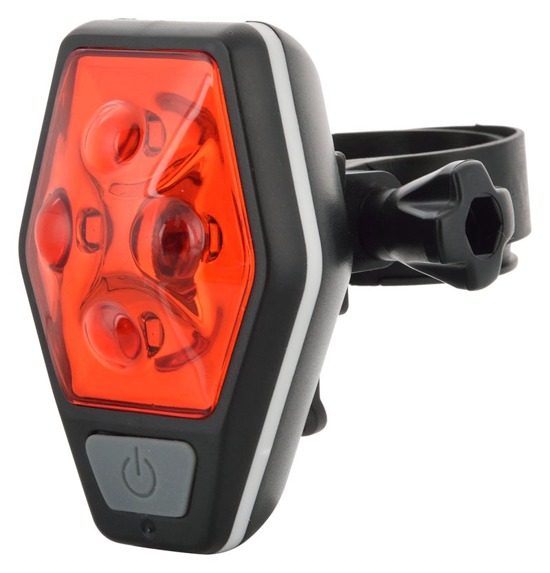 Dark Horse® Hornet Front LED 3 Mode Light & Horn and 4 LED 7 Mode Tail Light, Red - Image 2