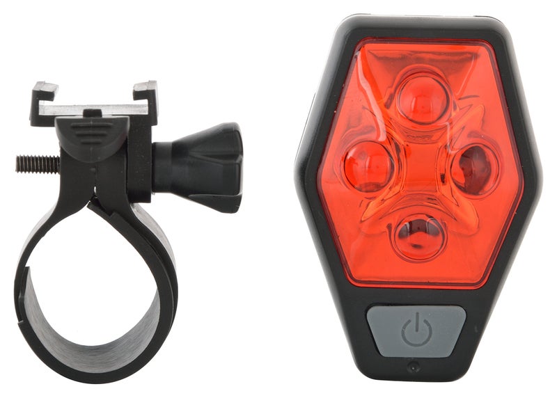 Dark Horse® Hornet Front LED 3 Mode Light & Horn and 4 LED 7 Mode Tail Light, Red - Image 4