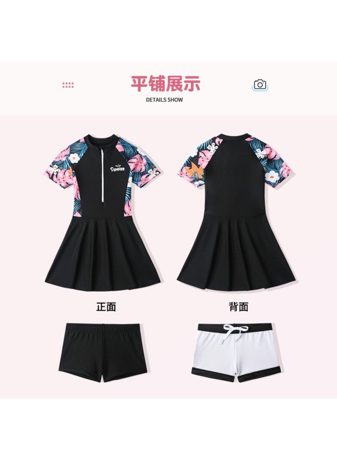 YouYou Children's Swimsuit For Girls, Small/medium/large Kids, Hot Spring Princess One-piece Dress, 2025 New Style, Stylish Girl's Swimwear - Image 4