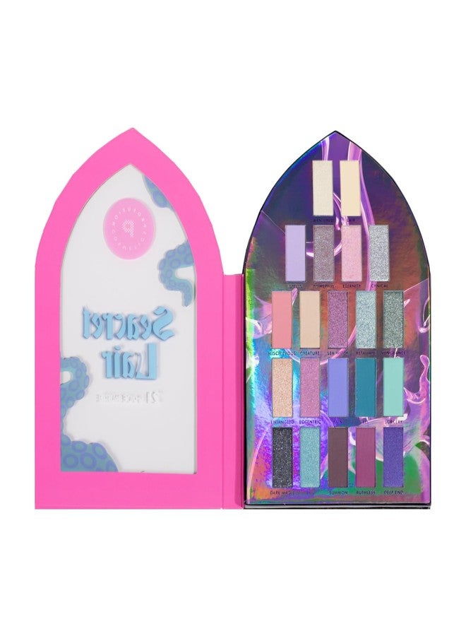 Profusion Cosmetics 21 Shade Seacret Lair Eye Shadow Palette, Dive into the Depths of Dark Magic, and Master the Art of Enchantment to Transform Your Look with Elegance - Image 1