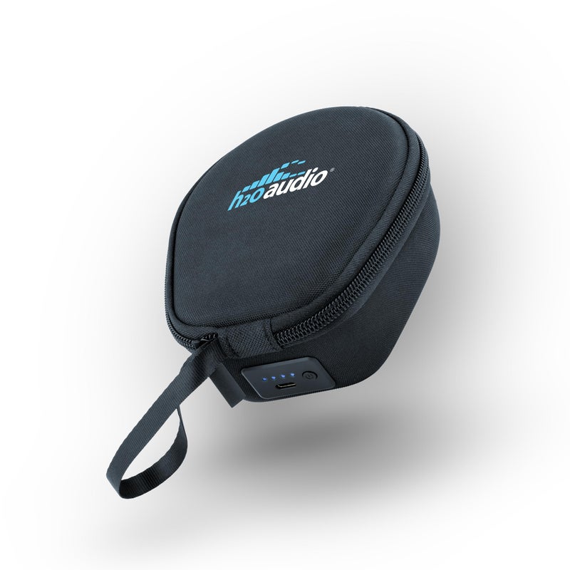 H2O Audio Charging Case for TRI 2 Series Hard Shell Protection Battery Bank with Quick Charge Mesh Pocket for Accessories - Image 2