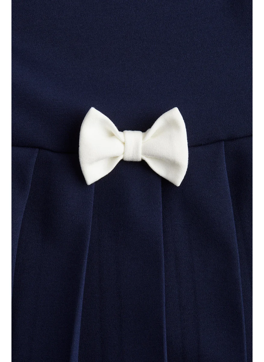 اتش اند ام Bow-Detail Jersey Dress