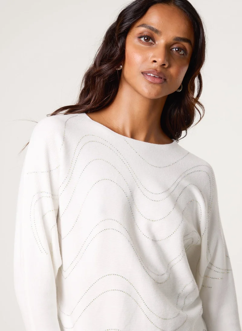 Blue Vanilla Rhinestone Jumper