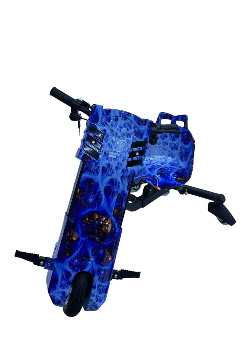 دراجة كهربائية للأطفال والمراهقين - بطارية ٣٦ فولت/٣ أمبير/ساعة، سرعة ١٨ كم/ساعة، بلوتوث، أضواء LED، هيكل قابل للتعديل، عجلة ١٠ بوصات، سعة ٧٠ كجم - Image 1