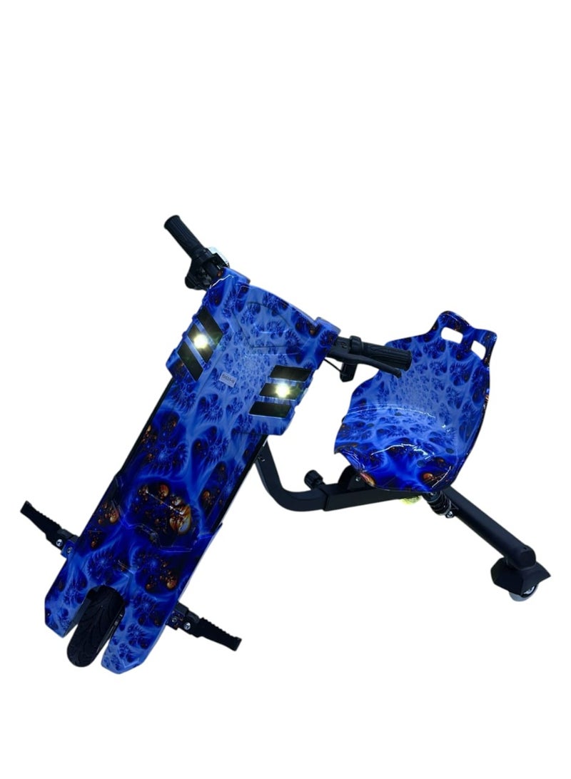 دراجة كهربائية للأطفال والمراهقين - بطارية ٣٦ فولت/٣ أمبير/ساعة، سرعة ١٨ كم/ساعة، بلوتوث، أضواء LED، هيكل قابل للتعديل، عجلة ١٠ بوصات، سعة ٧٠ كجم - Image 4