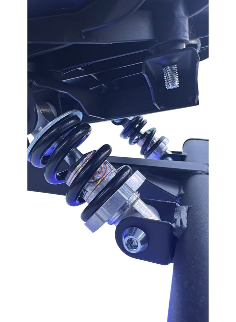 دراجة كهربائية للأطفال والمراهقين - بطارية ٣٦ فولت/٣ أمبير/ساعة، سرعة ١٨ كم/ساعة، بلوتوث، أضواء LED، هيكل قابل للتعديل، عجلة ١٠ بوصات، سعة ٧٠ كجم - Image 2