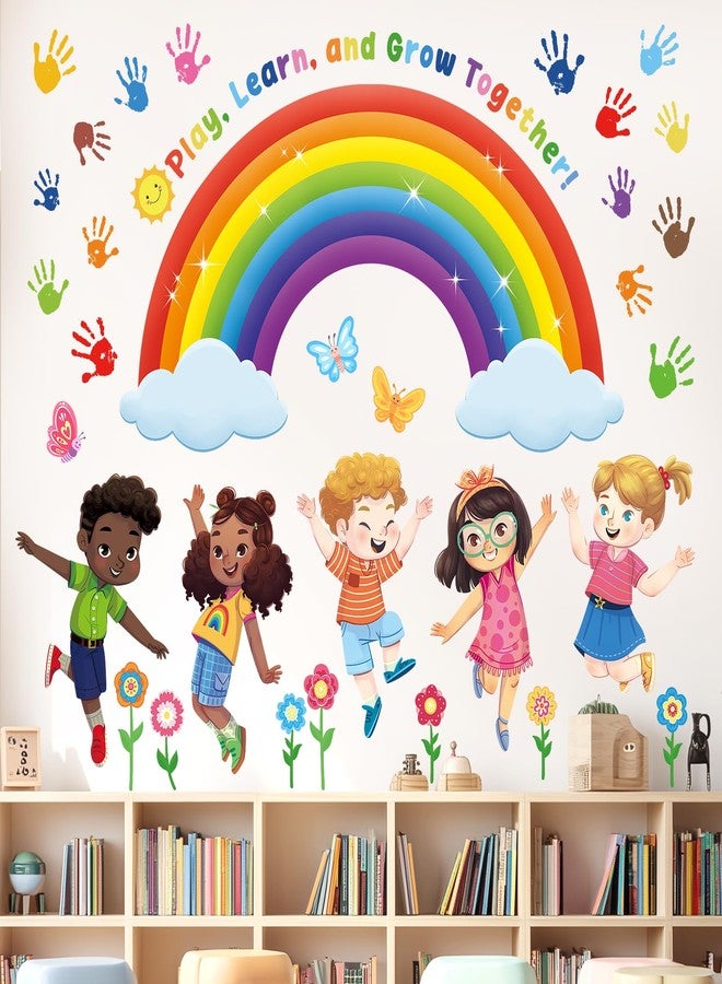 DECOWALL SG2-2508 Kids Reading Play Corner Wall Decals Removable Stickers for Nursery Bedroom Study Learning Fun Décor - Image 1