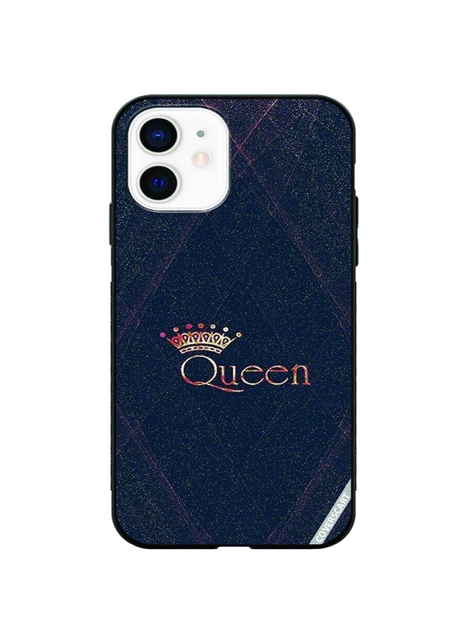 Protective Case Cover For Apple iPhone 12 Mini Queen Design Multicolour