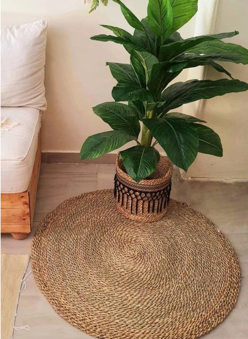 FFD Natural Fiber Rug Handwoven Jute Rug Organic Jute Area Rug For Living Room Bedroom - Image 3
