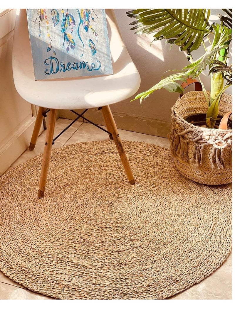 FFD Natural Fiber Rug Handwoven Jute Rug Organic Jute Area Rug For Living Room Bedroom - Image 4