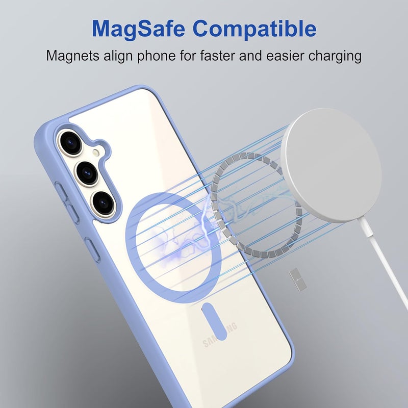 ZAPCASE غطاء خلفي لهاتف سامسونج جالاكسي S24 FE 5G | متوافق مع غطاء خلفي لهاتف سامسونج جالاكسي S24 FE 5G | غطاء خلفي مقاوم للخدوش | أزرق سييرا - Image 5