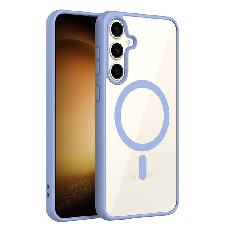 ZAPCASE غطاء خلفي لهاتف سامسونج جالاكسي S24 FE 5G | متوافق مع غطاء خلفي لهاتف سامسونج جالاكسي S24 FE 5G | غطاء خلفي مقاوم للخدوش | أزرق سييرا - Image 1