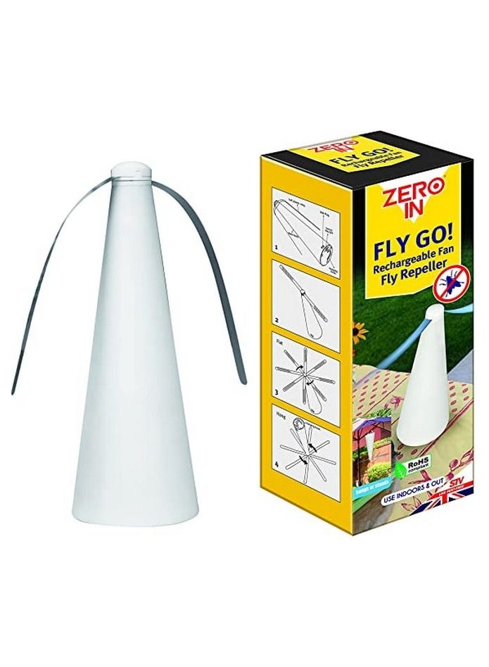 Zero In Fly Go Repeller USB Rechargeable Fan - Image 1