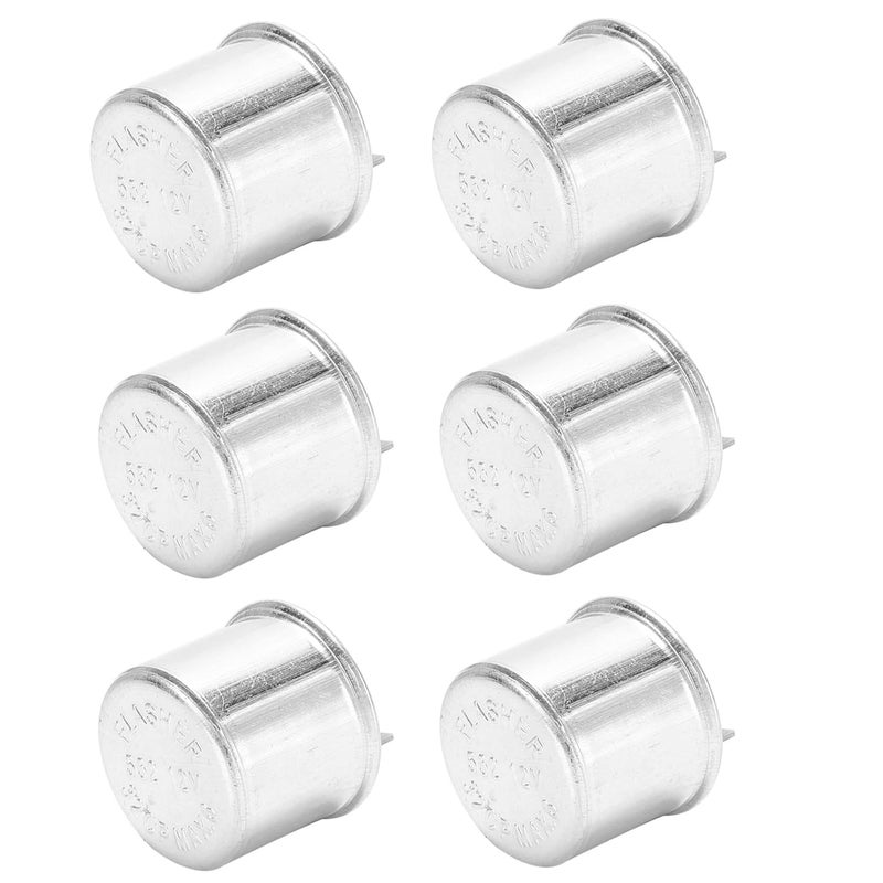 وحدة فلاشر إشارة الانعطاف الكلاسيكية للسيارة ذات دبوسين 12 فولت مع 6 مؤشرات - Image 1