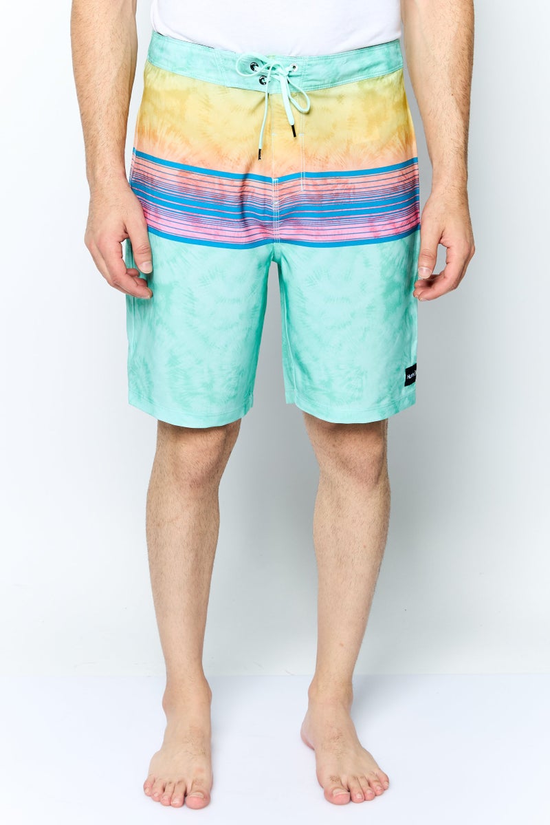 Hurley Men Brand Logo Board Shorts, Multicolor - Image 1