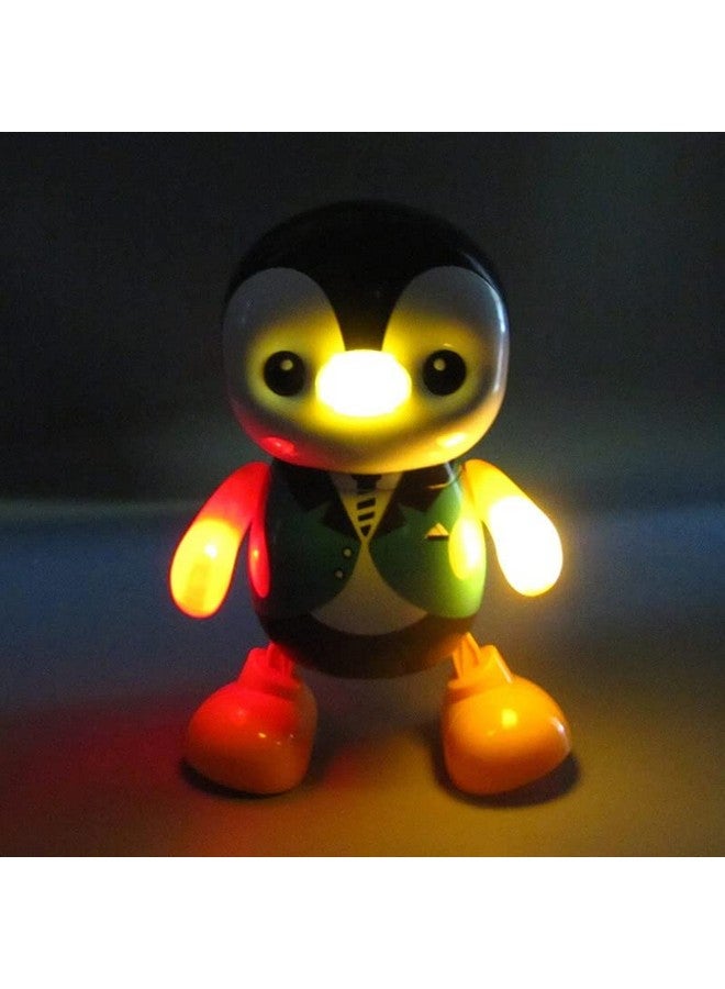 Plutofit Dancing Penguin Toy Robot with Lightning Swinging Arms in Suit and Music for Kids - Image 5