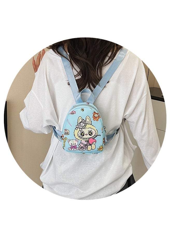 LABUBU Children's Backpack Cartoon Labubu Kindergarten School Bag Trendy Cute Boy and Girl Backpack Versatile Girl Backpack 19*15*6 CM - Image 2
