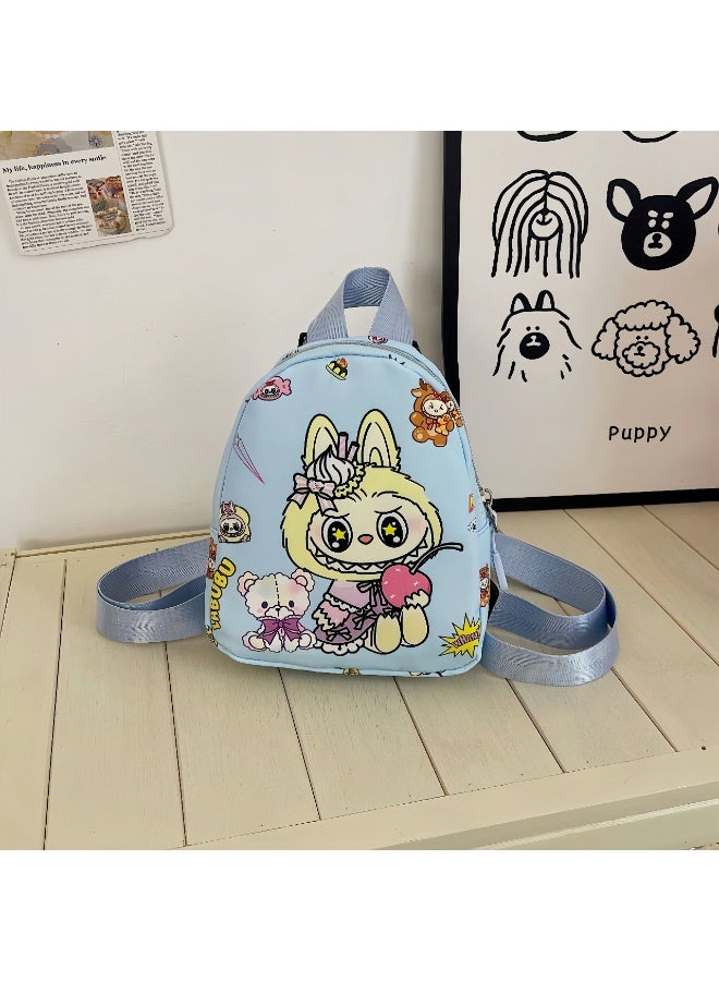 LABUBU Children's Backpack Cartoon Labubu Kindergarten School Bag Trendy Cute Boy and Girl Backpack Versatile Girl Backpack 19*15*6 CM - Image 1