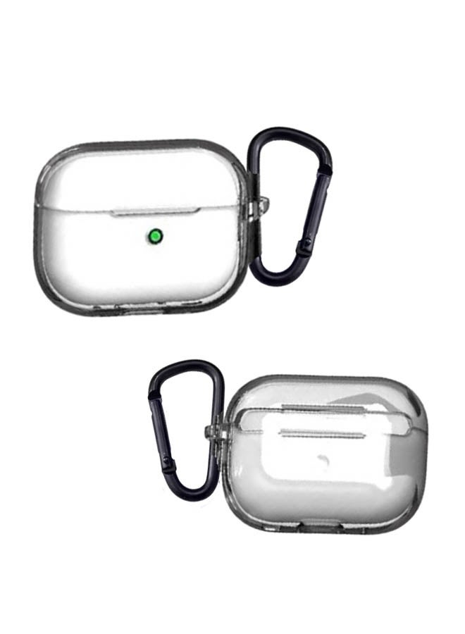 ZAFRA AirPods Pro 2/Pro Protective Case Cover with Keychain, Soft TPU Shockproof Drop Proof Case Cover for Apple AirPods Pro 2/Pro (Clear) - Image 1