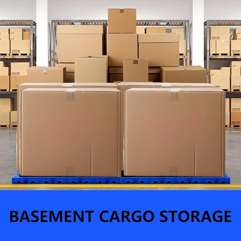 2 Pcs Plastic Pallet Grid Mats 60x40cm Indoor Outdoor Breathable Ventilation Floor - Image 5