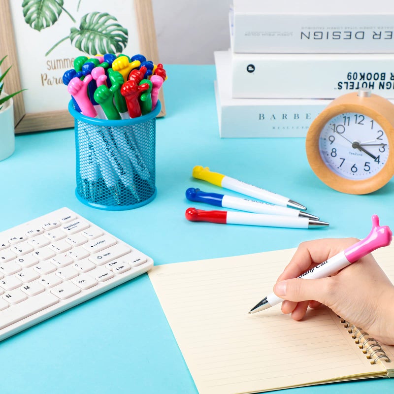 Woanger أقلام ووانجر الملهمة بإشارة الإبهام هدايا شكر بالجملة لتقدير الموظفين قلم حبر جاف تحفيزي لهدايا عيد الميلاد للطلاب والمعلمين والممرضين وزملاء العمل (24 قطعة) - Image 4