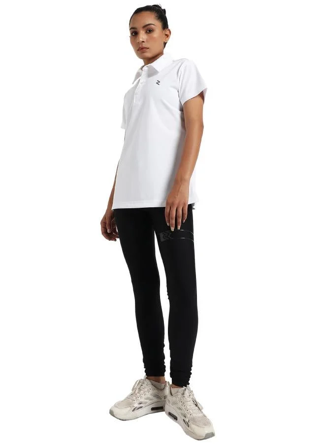 Zaecy White Women's Polo T-shirt for Women | Best Price UAE