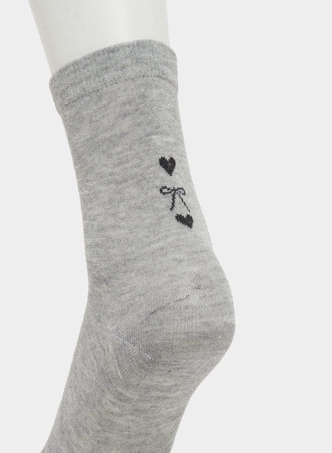 Styli Set of 2 - Plain Crew Socks  - Image 5