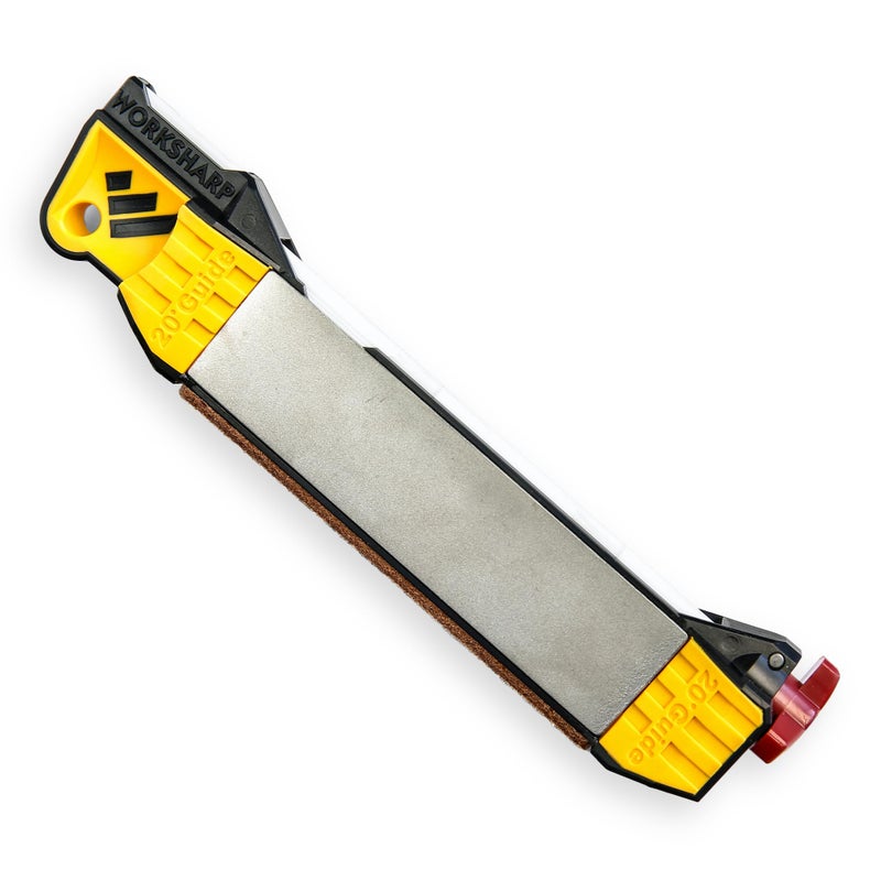 Work Sharp أداة شحذ السكاكين الموجهة من وورك شارب، شحاذ سكاكين سفر مدمج للصيد - Image 1