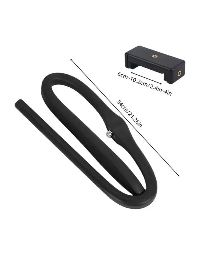 Black Multi Functional Live Streaming Stand For Treadmill And Elliptical Machine Adjustable Portable - Image 3