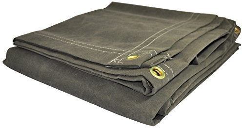 Dry Top 7x9 Green Heavy Duty Canvas Tarp DRY TOP (7’x9’) - Image 4