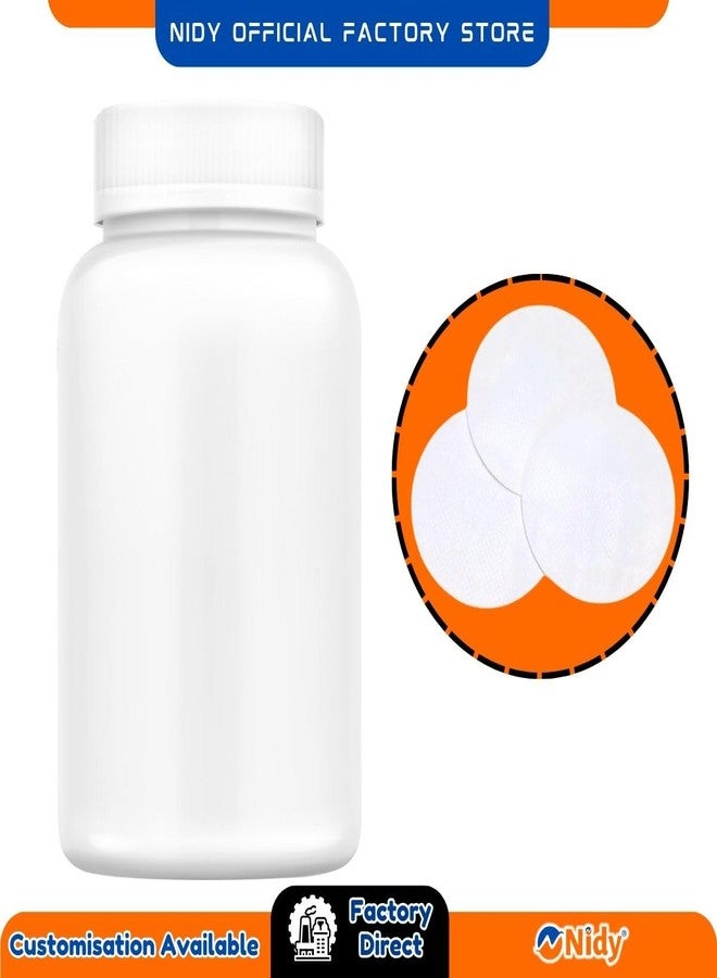 Nidy® Disposable Non-Woven Bottle Seal Covers for Containers, Hygiene Cap, Tamper-Proof Seal, Food Jar Lid Cover, Water Bottle Protection 100Pcs White (White, 5x5CM) - Image 4