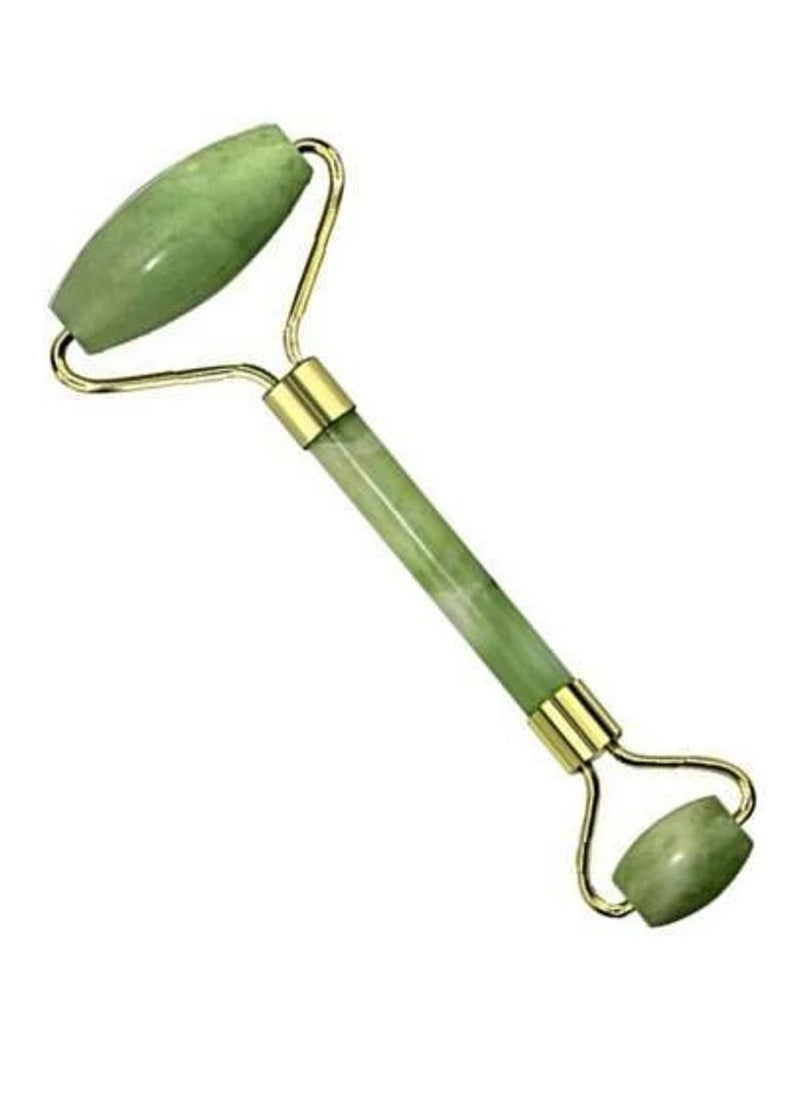 Generic Jade Roller & Gua Sha Facial Tools Women's Beauty Roller Skin Care Tools Real natural jade Used for Face Eyes Neck Body Muscle Relaxing  S3  - Image 3