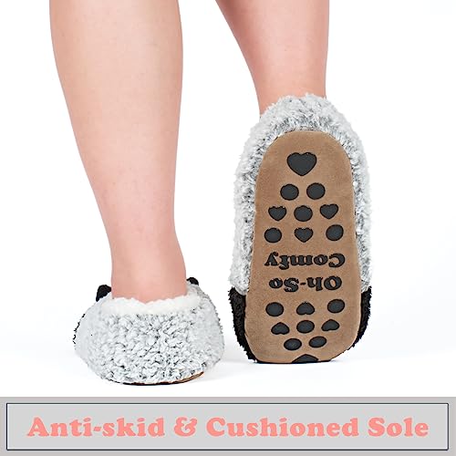 cosyone1997 Cat Slippers for Women Indoor Soft Sole, Cute Animal Fuzzy House Slippers, Adult Size 7–8 - Image 5