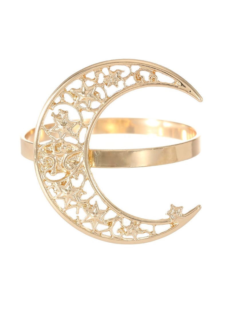 RnMoMo Napkin Ring, Metal Napkin Buckle Holder for Wedding Party Dinner Table Decoration  - Image 2