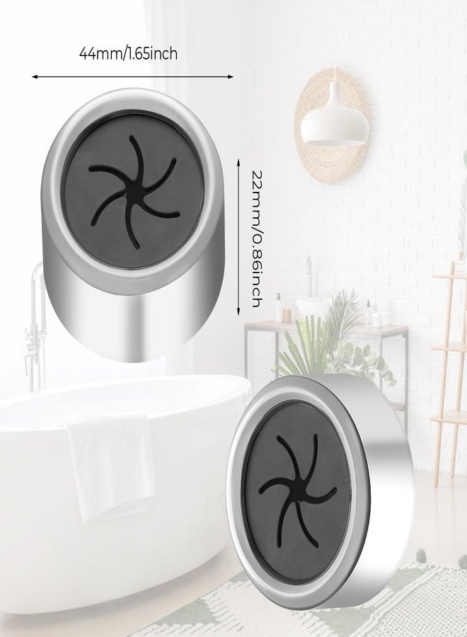 براساكو حامل مناشف أطباق ذاتي اللصق من براساكو، 6 قطع - خطافات مناشف دائرية للتثبيت على الحائط للمنزل، المطبخ، الخزانة، الحمام، المرآب، المركبة الترفيهية - Image 2