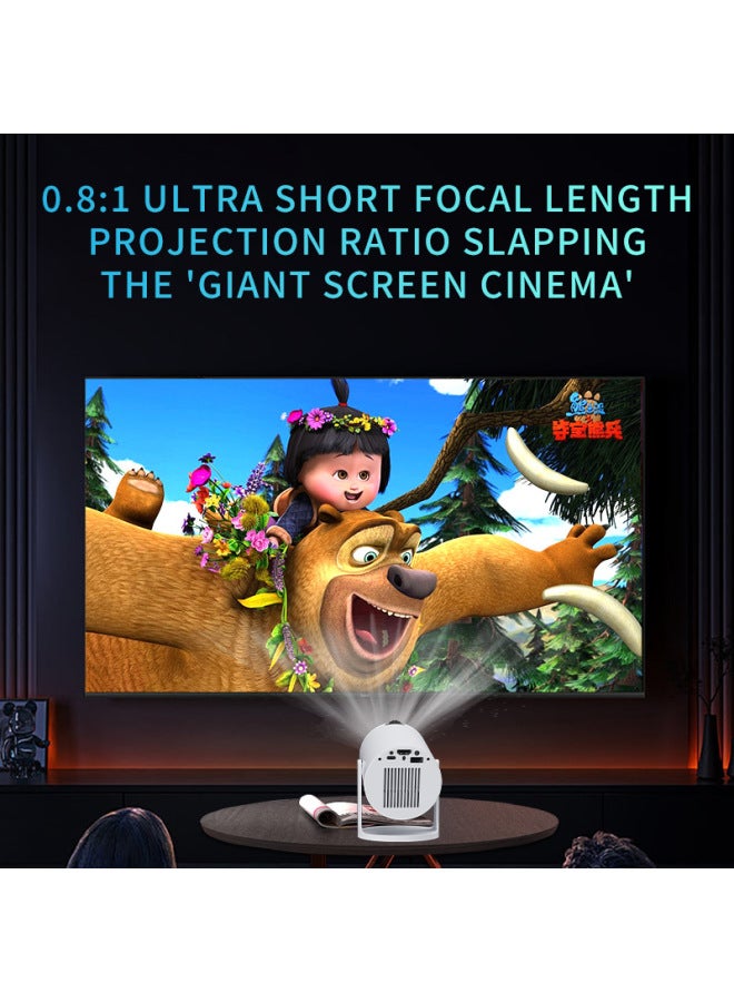 جهاز عرض صغير Hy300 بنظام أندرويد دقة 4K ذكي محمول للمنزل والمكتب والهواء الطلق عرض لاسلكي فائق الدقة - Image 3