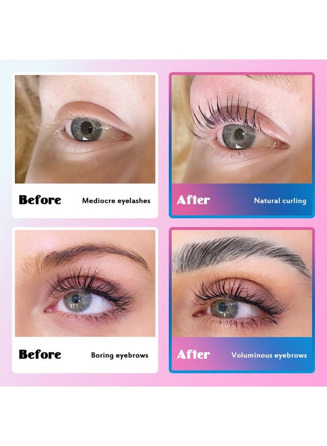 Libeauty مجموعة رفع الرموش وتلوين الحواجب مع تصفيف الرموش الأسود - رفع سريع وتلوين كثيف مع أدوات كاملة للاستخدام المنزلي وصالونات التجميل - Image 5