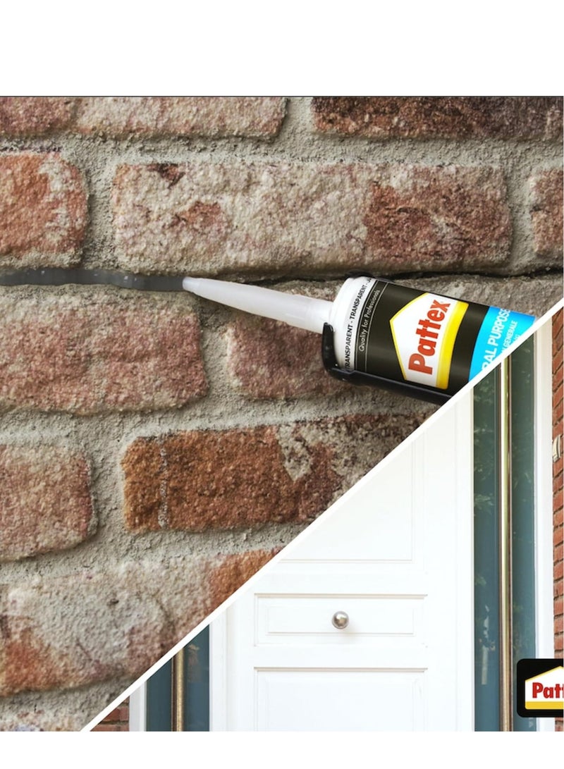 Generic Pattex Acetic Silicone GP SL212: The transparent glue specialized in bonding wood and metal effectively and easily.  - Image 5