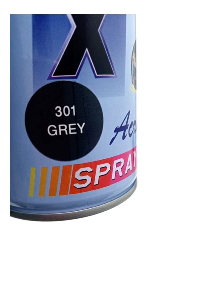 Black Fox Black Fox Premium Quality Multi Purpose Car Spray Paint Grey Color 3 pcs  - Image 3