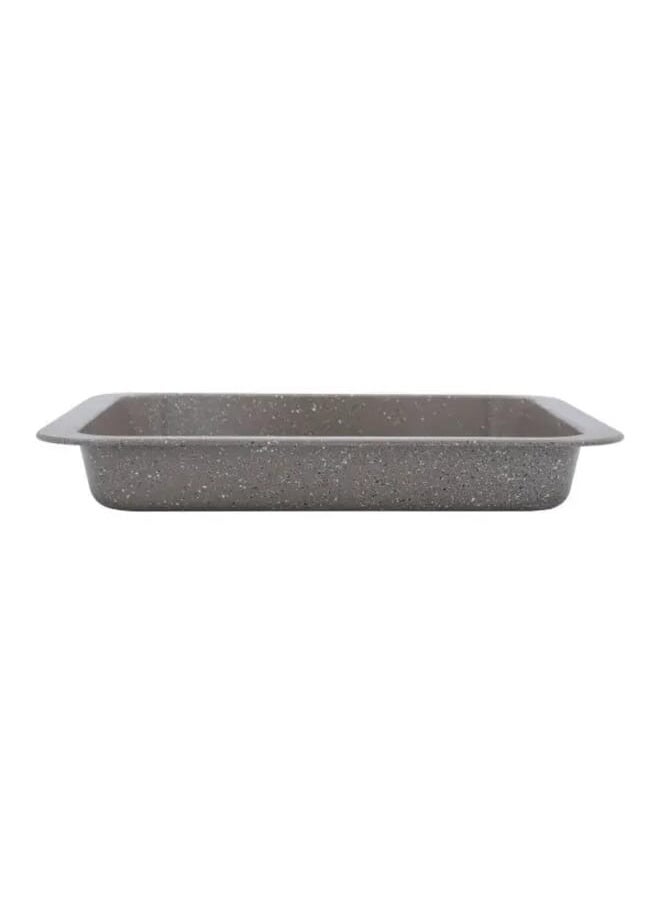 Alsaif Gallery - Bake Chef Granite Cappuccino Rectangular Oven Tray - Image 1