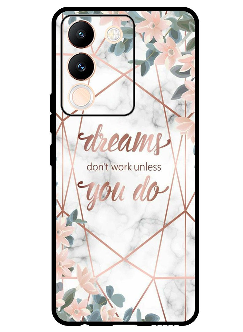 Protective Case Anti Scratch Shock Proof Bumper Cover For Vivo V29e Dreams