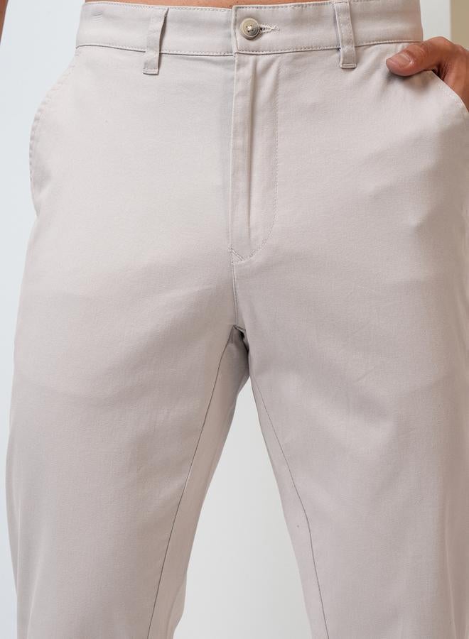 HIGHLANDER Mid Rise Regular Fit Chino Trousers - Image 5