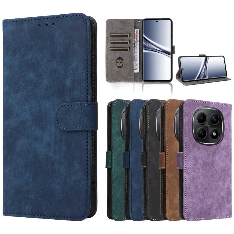 غطاء واقي بTPU باللون أزرق بوظيفة حامل من مادة TPU لـ note15/redminote15 مع حامل قائم ومقاوم للخدش مع مقاوم للصدمات مع حماية من السقوط عملي للاستخدام المتكرر خفيف الحمل - Image 2
