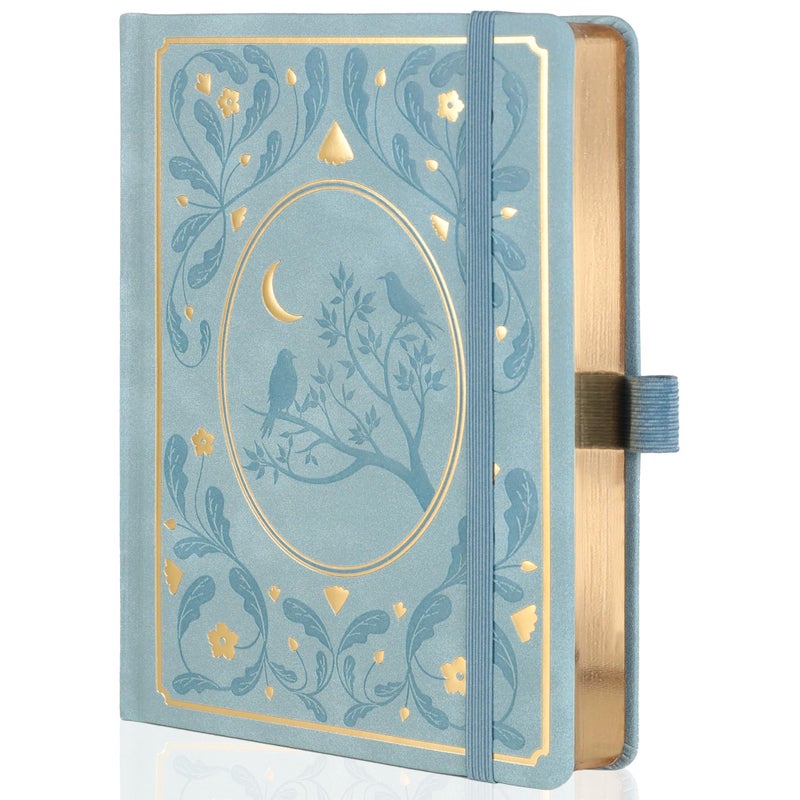 TIEFOSSI Dot Notebooks, A5 Hardcover Dot Journals for Writing Women, 160gsm Thick Paper, 190 Numbered Pages, for Planner Organization - Image 1