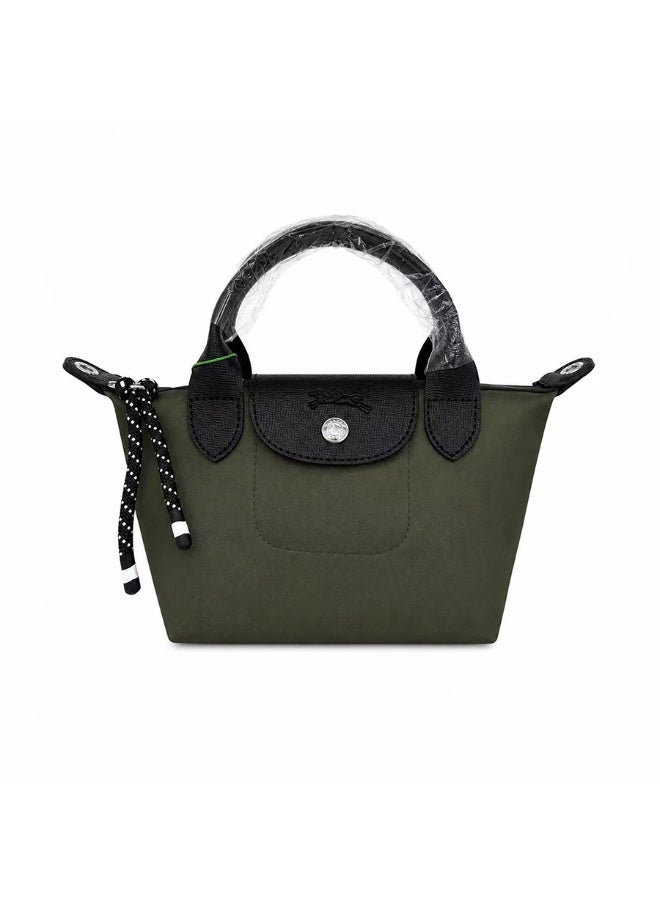 Longchamp Energy Series Mini Tote Bag - Military Dark Green - Image 1
