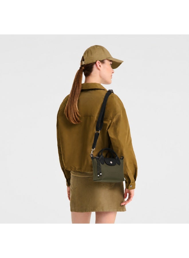 Longchamp Energy Series Mini Tote Bag - Military Dark Green - Image 2