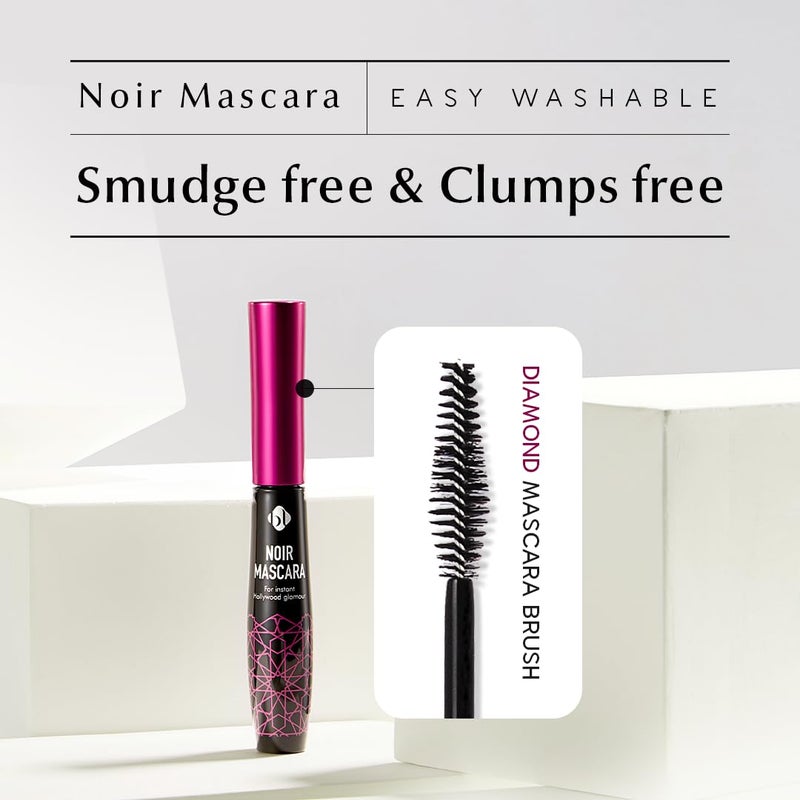 bl BL BL Lashes Noir Mascara â€“ Extension & Lash Lift Safe, Smudge-Proof & Clump-Free, Long-Lasting Volume, Oil-Proof Aftercare Formula, Nourish & Strengthen Lashes (Black, 8ml) - Image 4